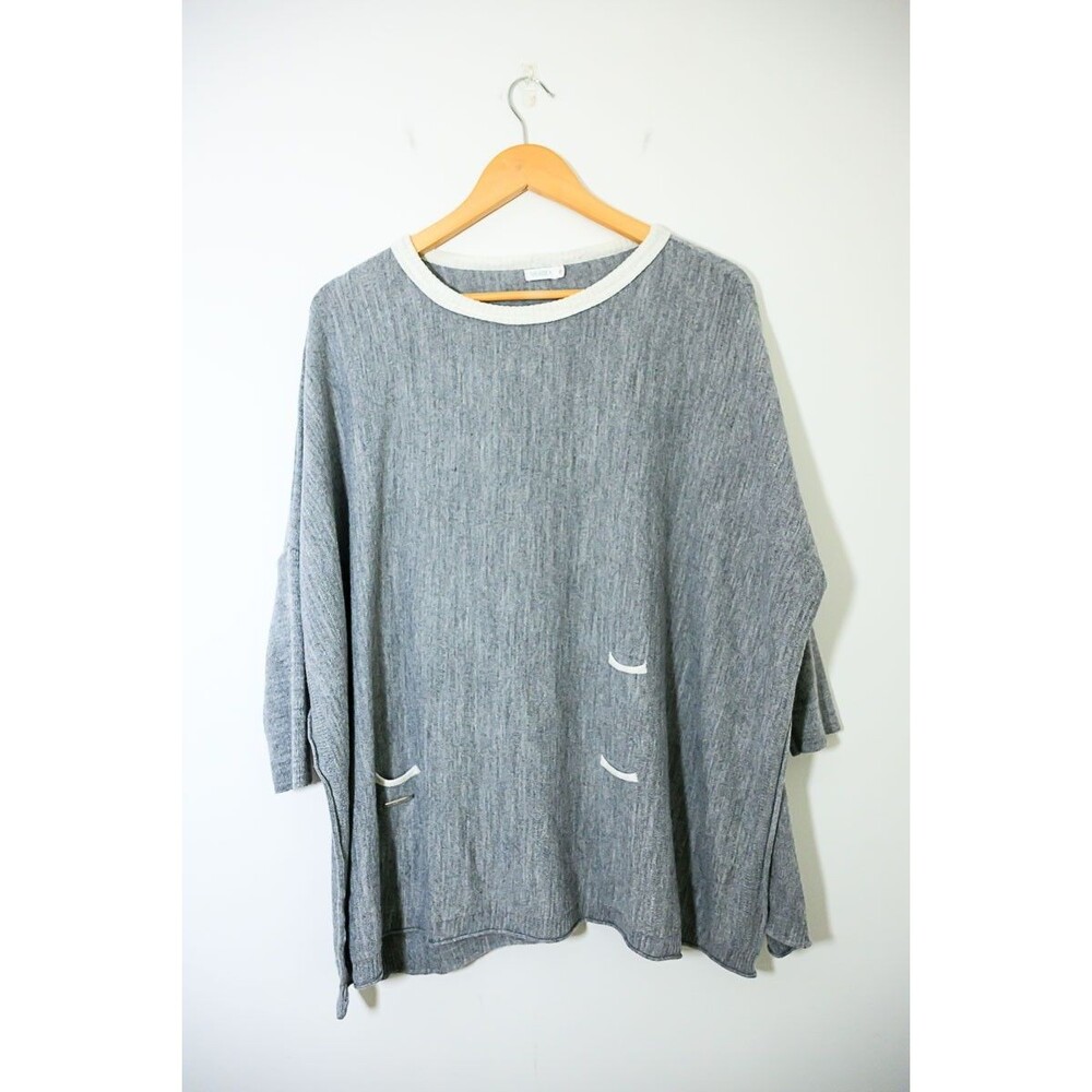 Mersea Sweater OS one size Gray Pullover